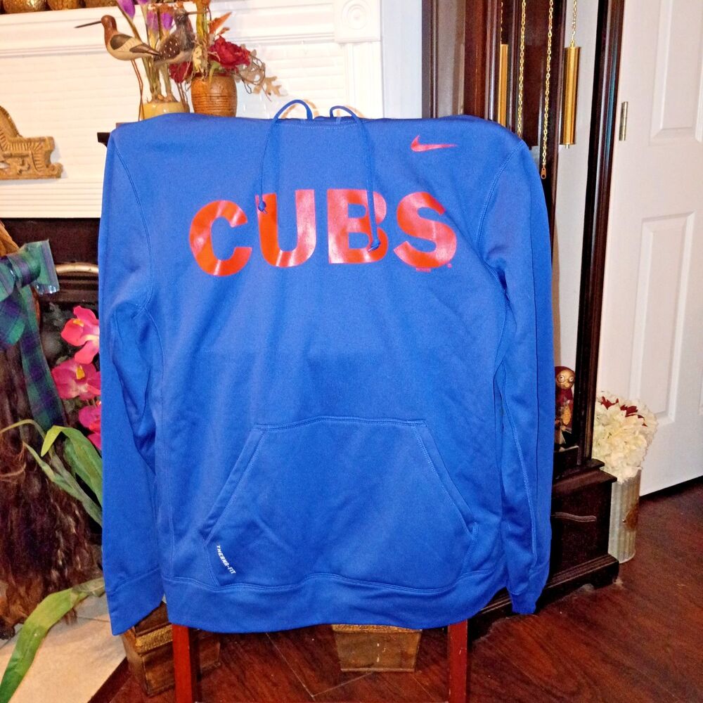 NWT Nike Therma-FIT Chicago Cubs Performance Hoodie